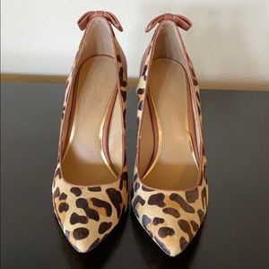 Jessica Simpson Real Fur Animal Print Shoes